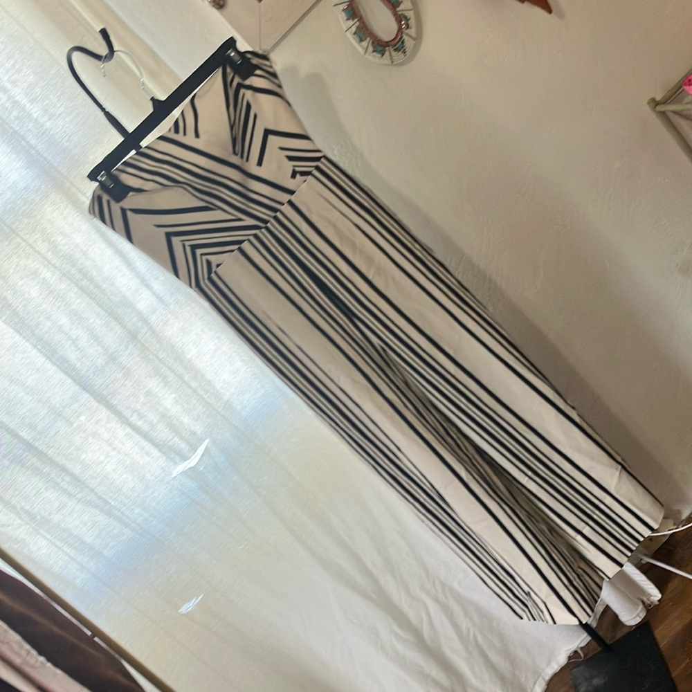 Black and white romper